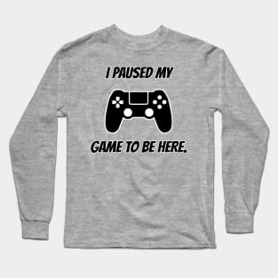 Gamer Time Out PS Long Sleeve T-Shirt